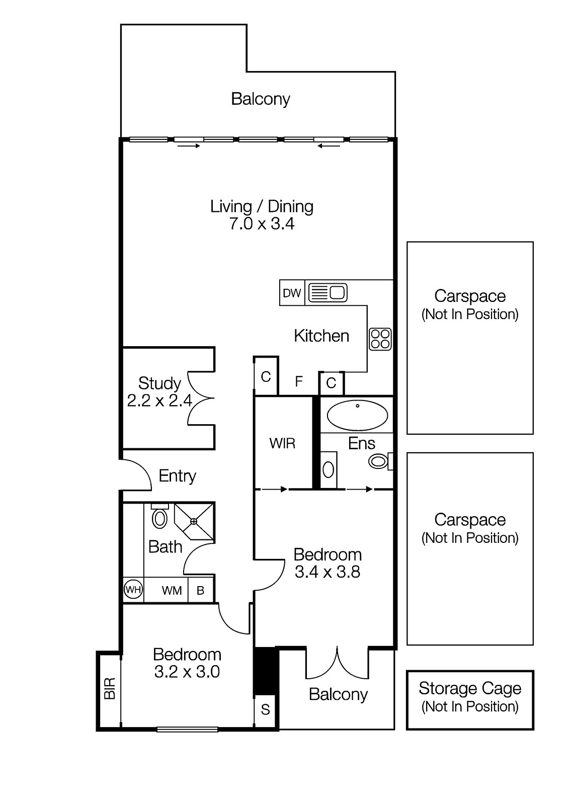 46/62 Wellington Street, St Kilda VIC 3182 - Floorplan