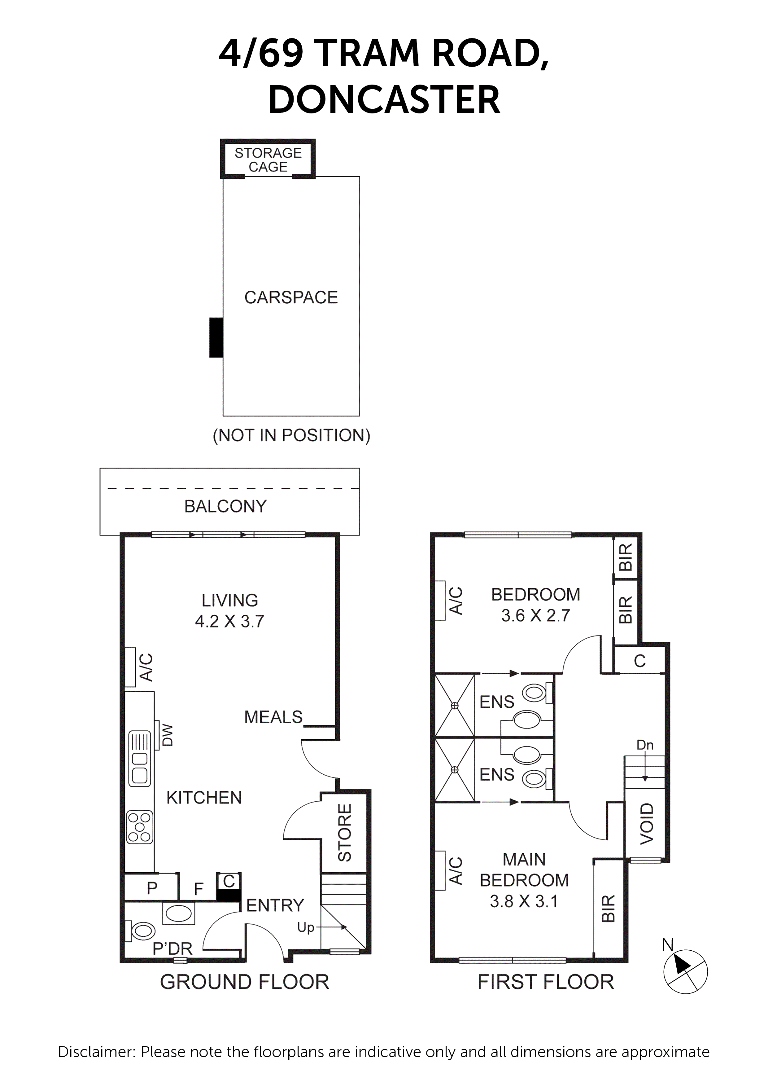 4/69 Tram Road, Doncaster VIC 3108 - Floorplan