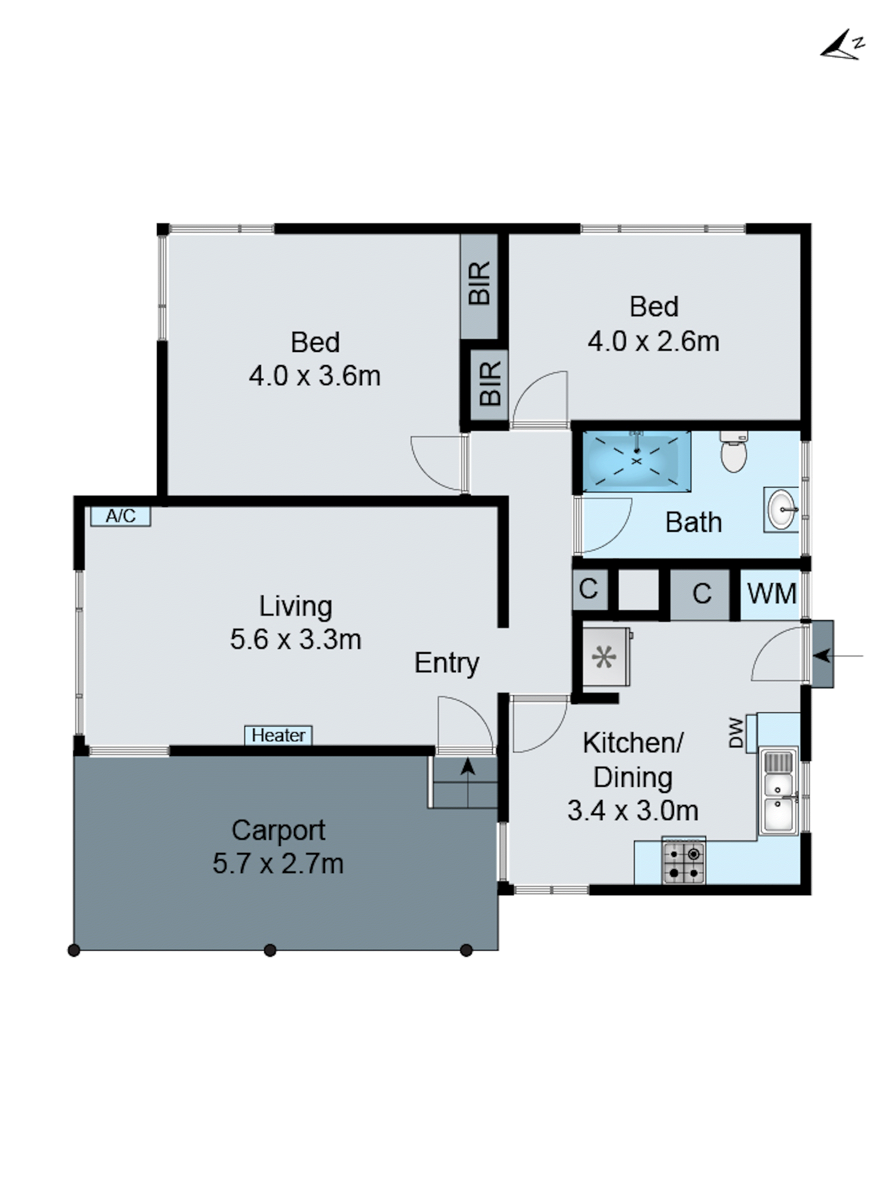 4/697 Warrigal Road, Bentleigh East VIC 3165 - Floorplan