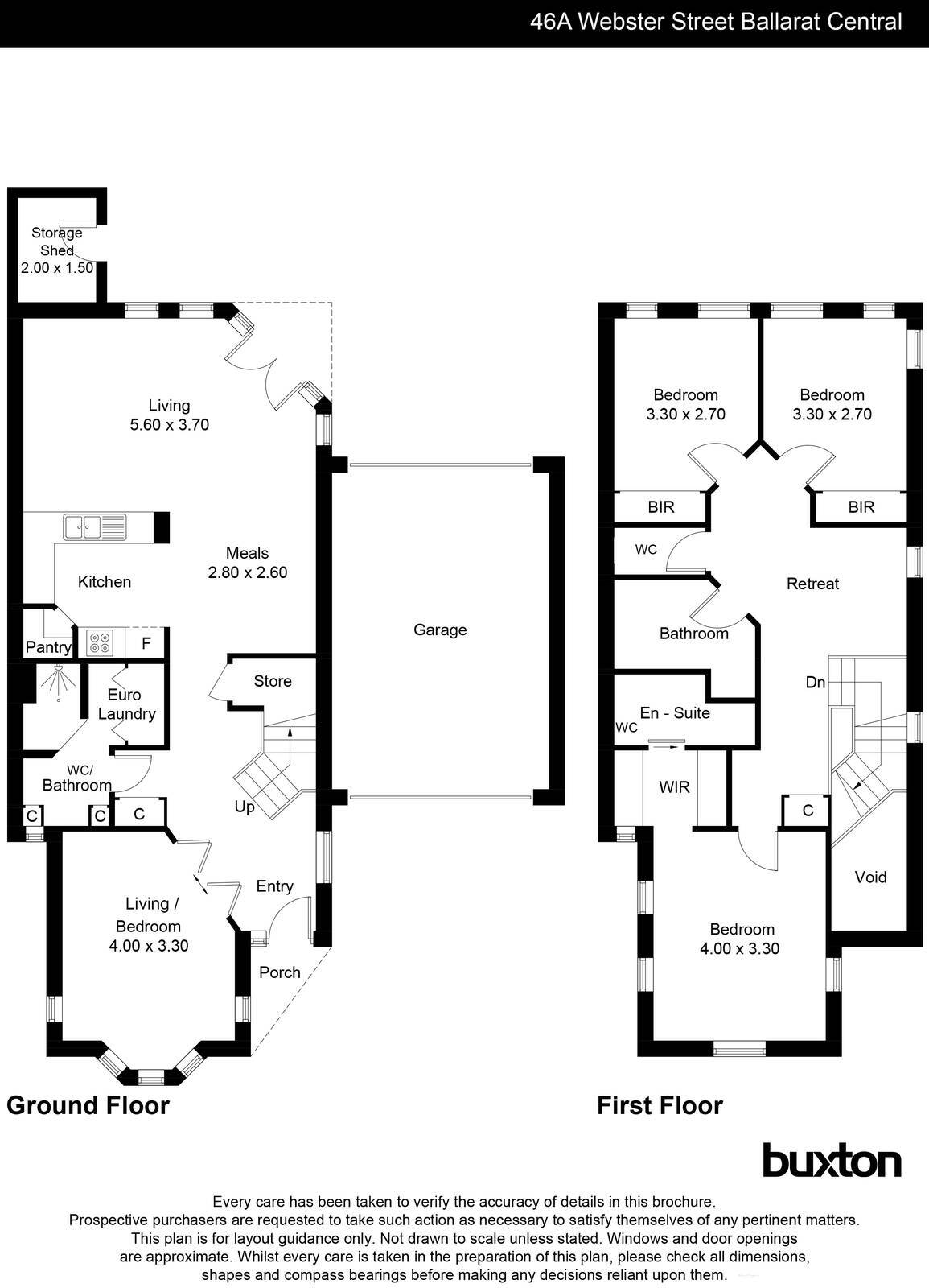 46A Webster Street, Ballarat Central VIC 3350 - Floorplan