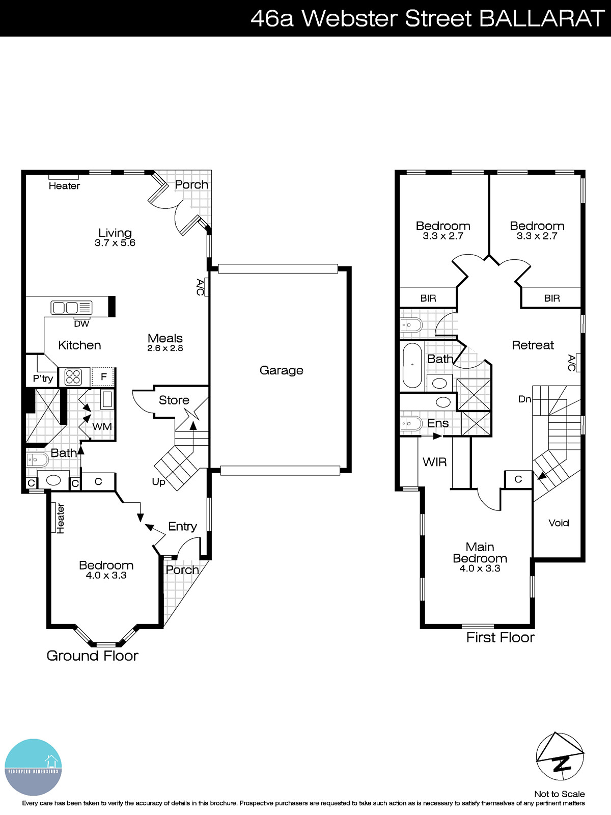 46A Webster Street, Ballarat Central VIC 3350 - Floorplan