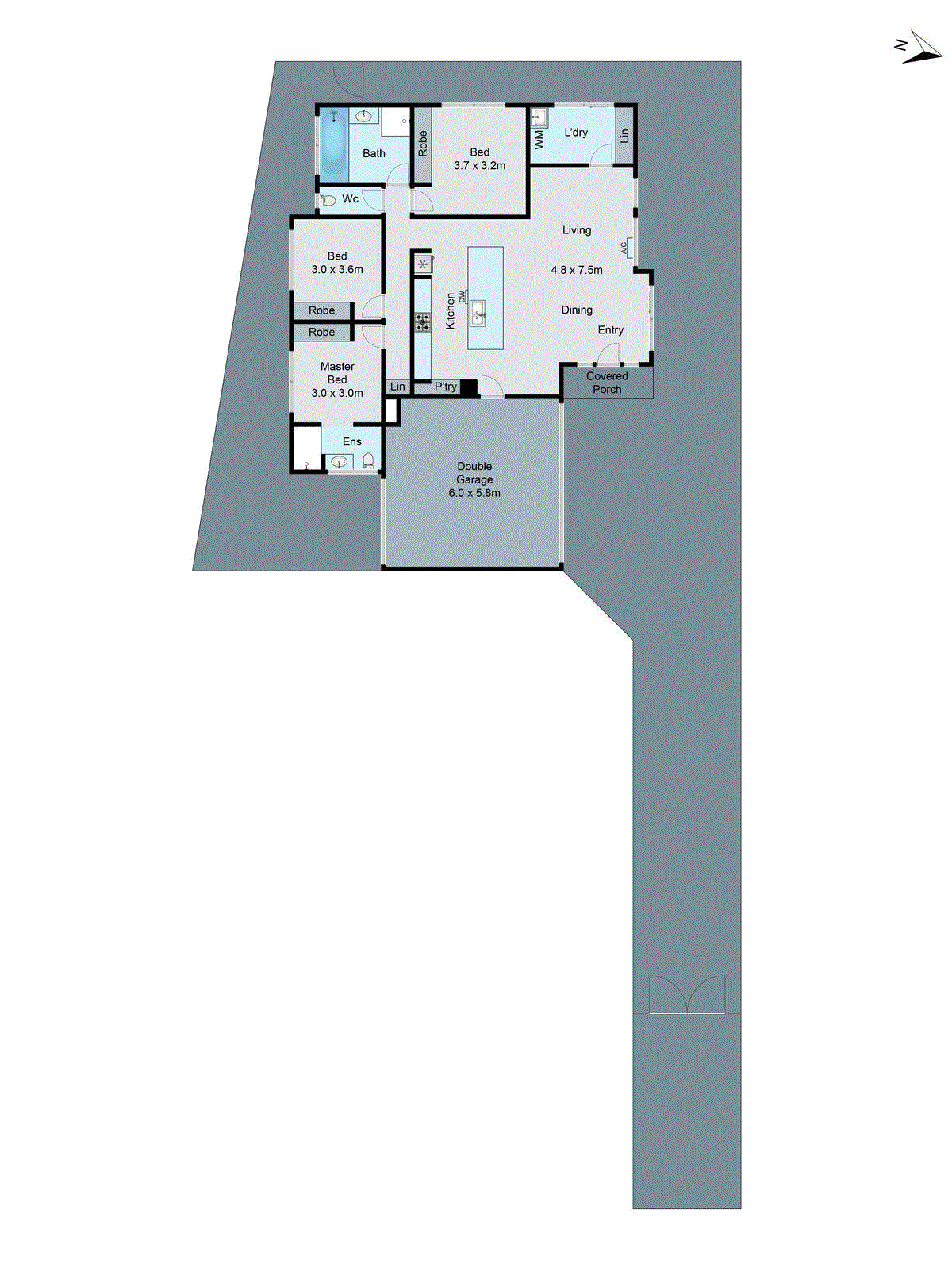 46B Trumper Crescent, Leopold VIC 3224 - Floorplan