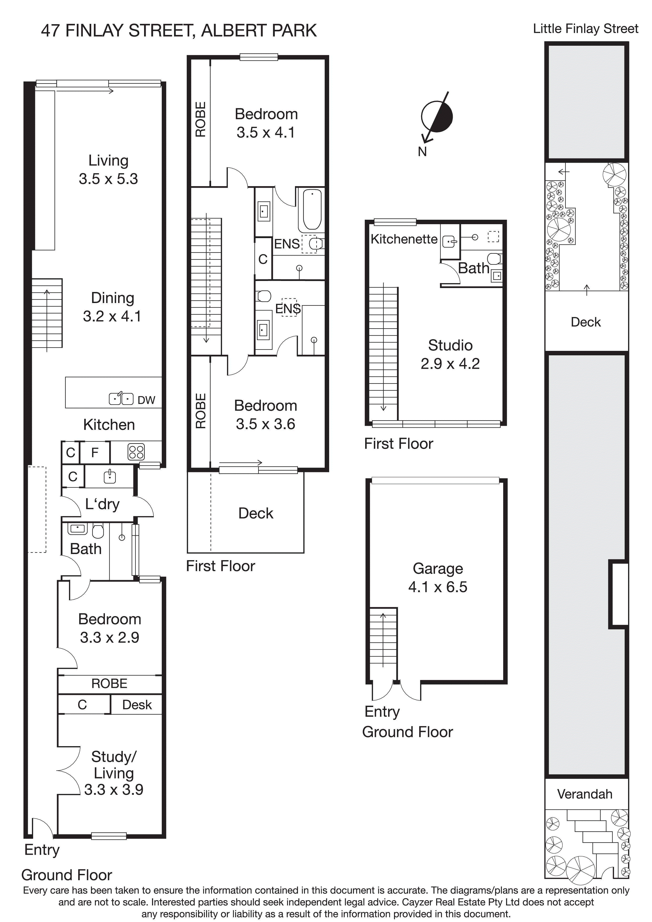 47 Finlay Street, ALBERT PARK VIC 3206 - Floorplan