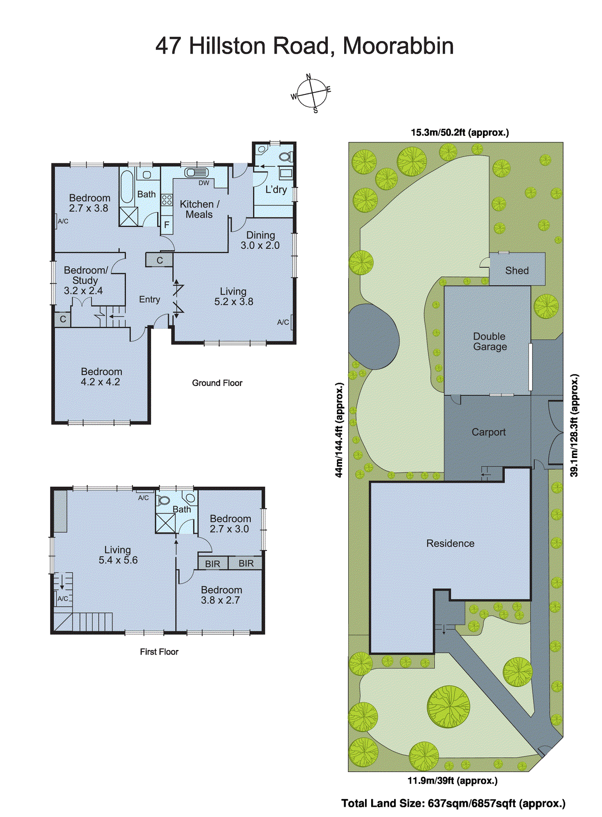 47 Hillston Road, Moorabbin VIC 3189 - Floorplan