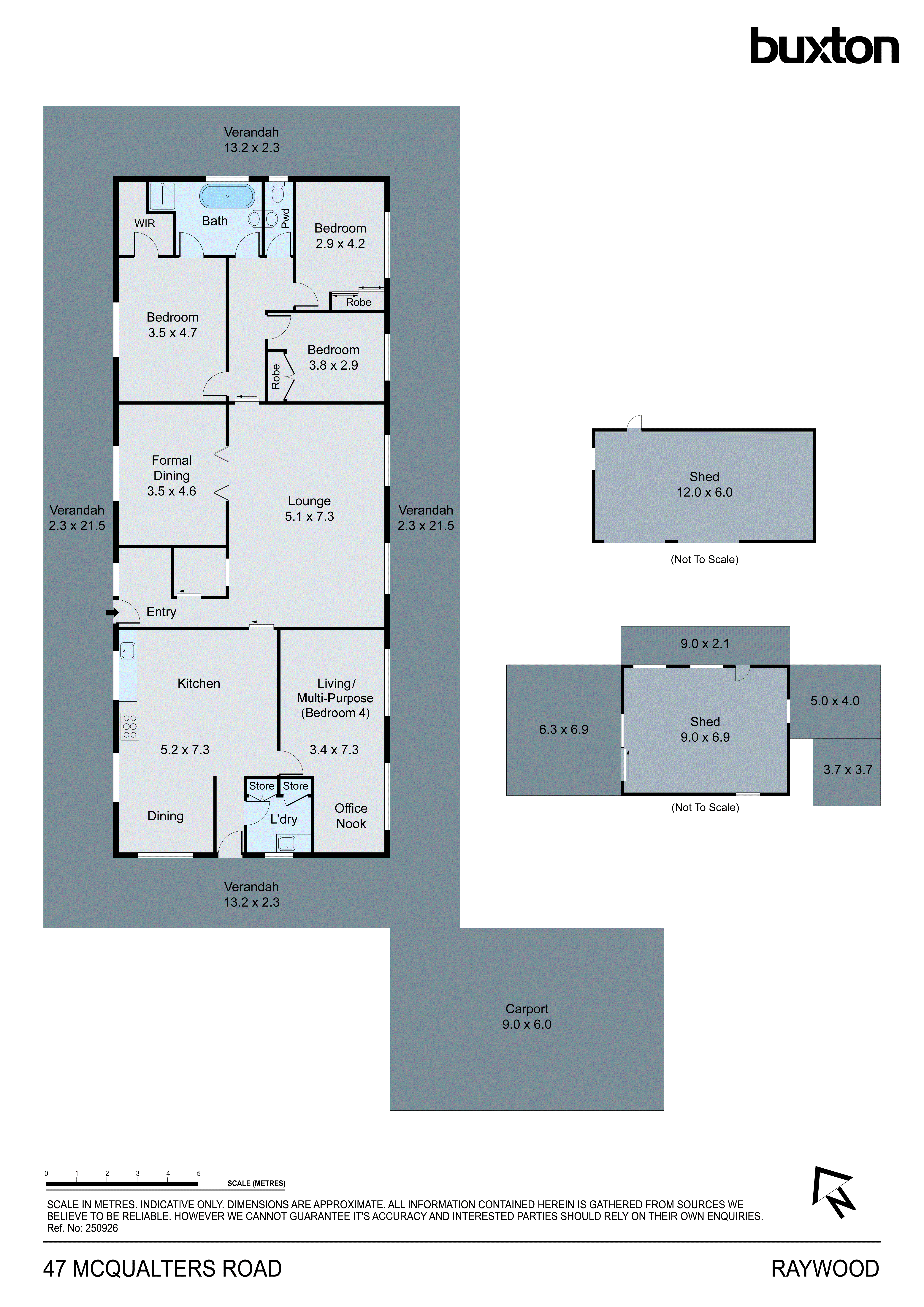 47 McQualters Road, Raywood VIC 3570 - Floorplan