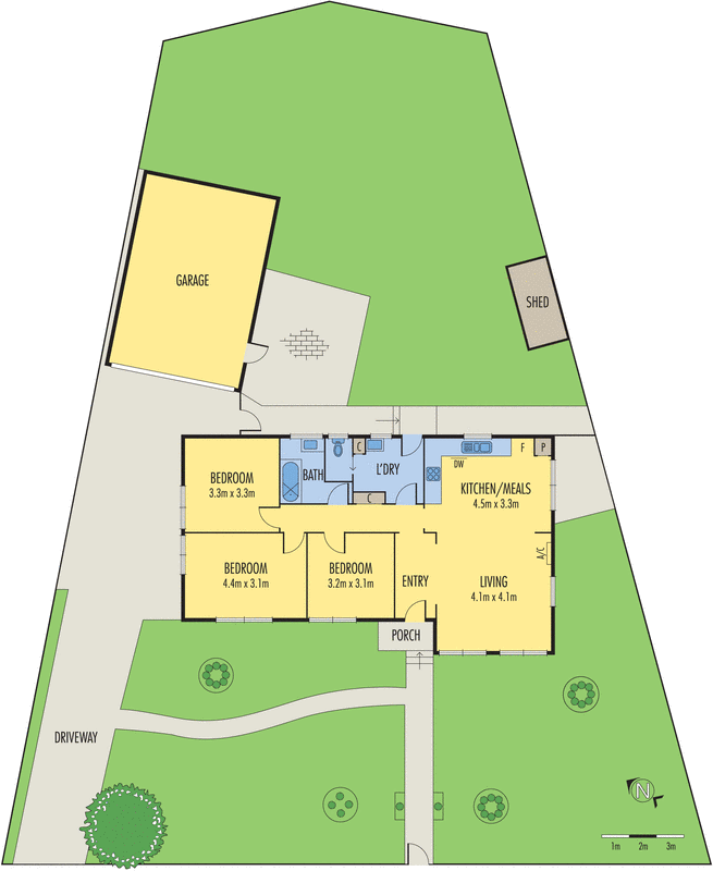 47 Neptune Avenue, Newcomb VIC 3219 - Floorplan