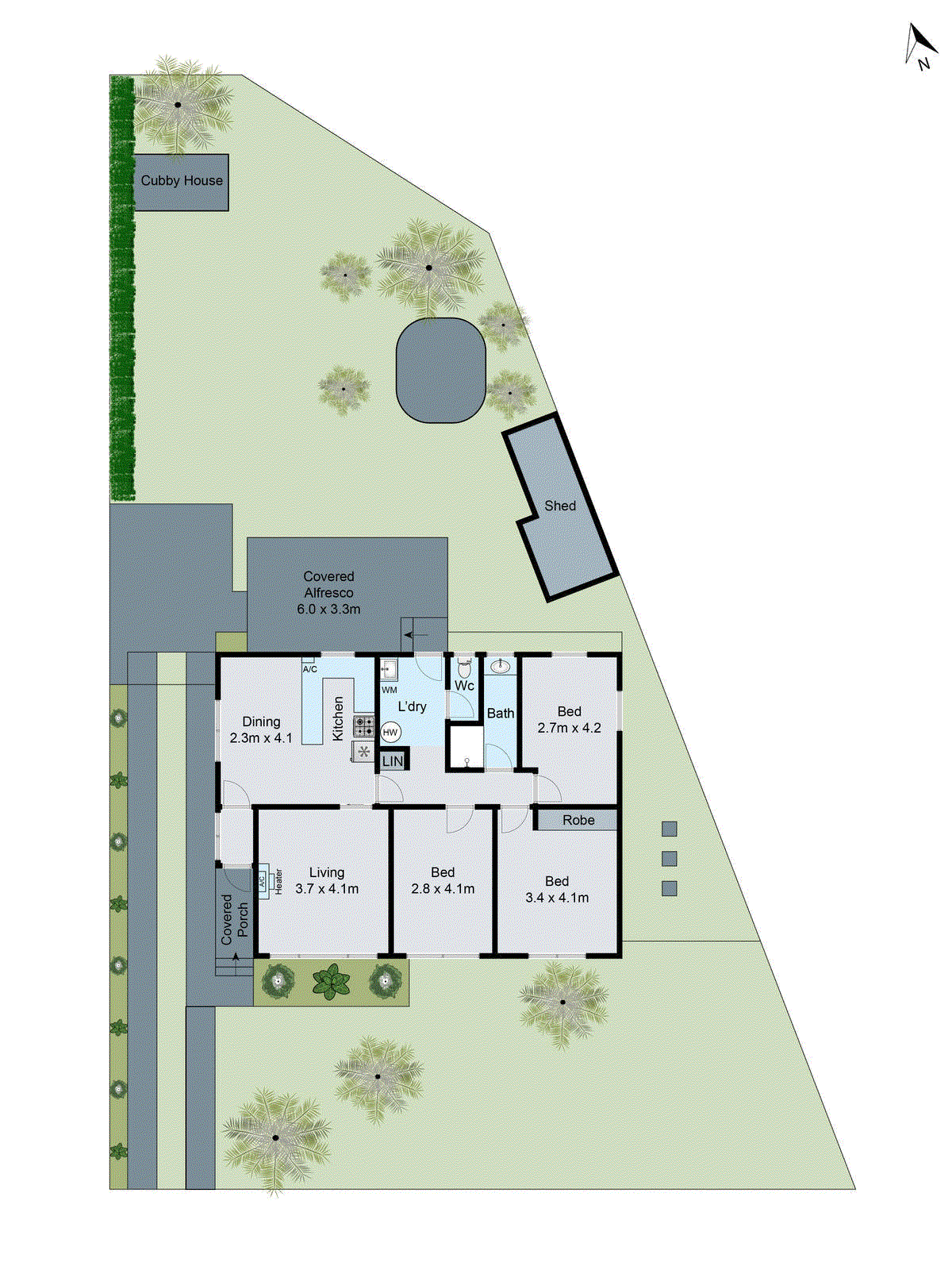 47 Olney Avenue, Thomson VIC 3219 - Floorplan