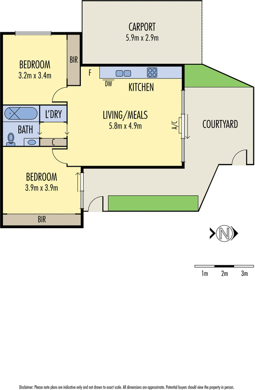 4/7 Stafford Street, Herne Hill VIC 3218 - Floorplan