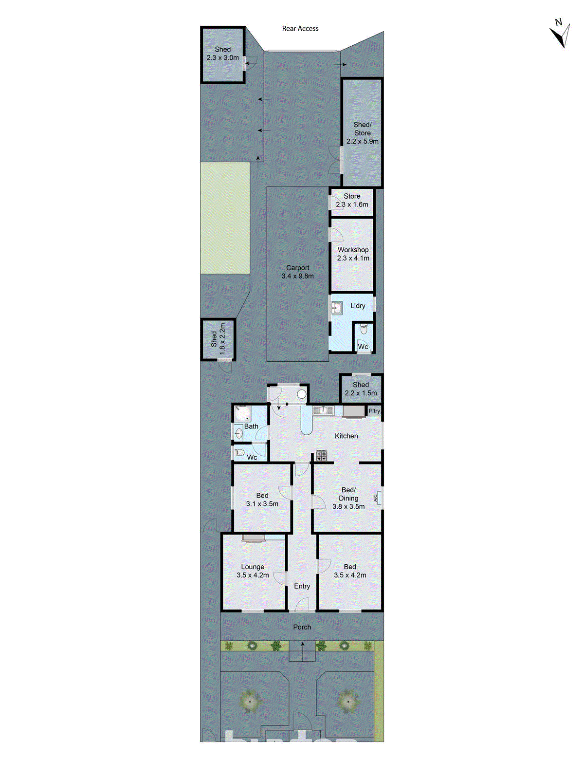 47 Waratah Street, Geelong West VIC 3218 - Floorplan