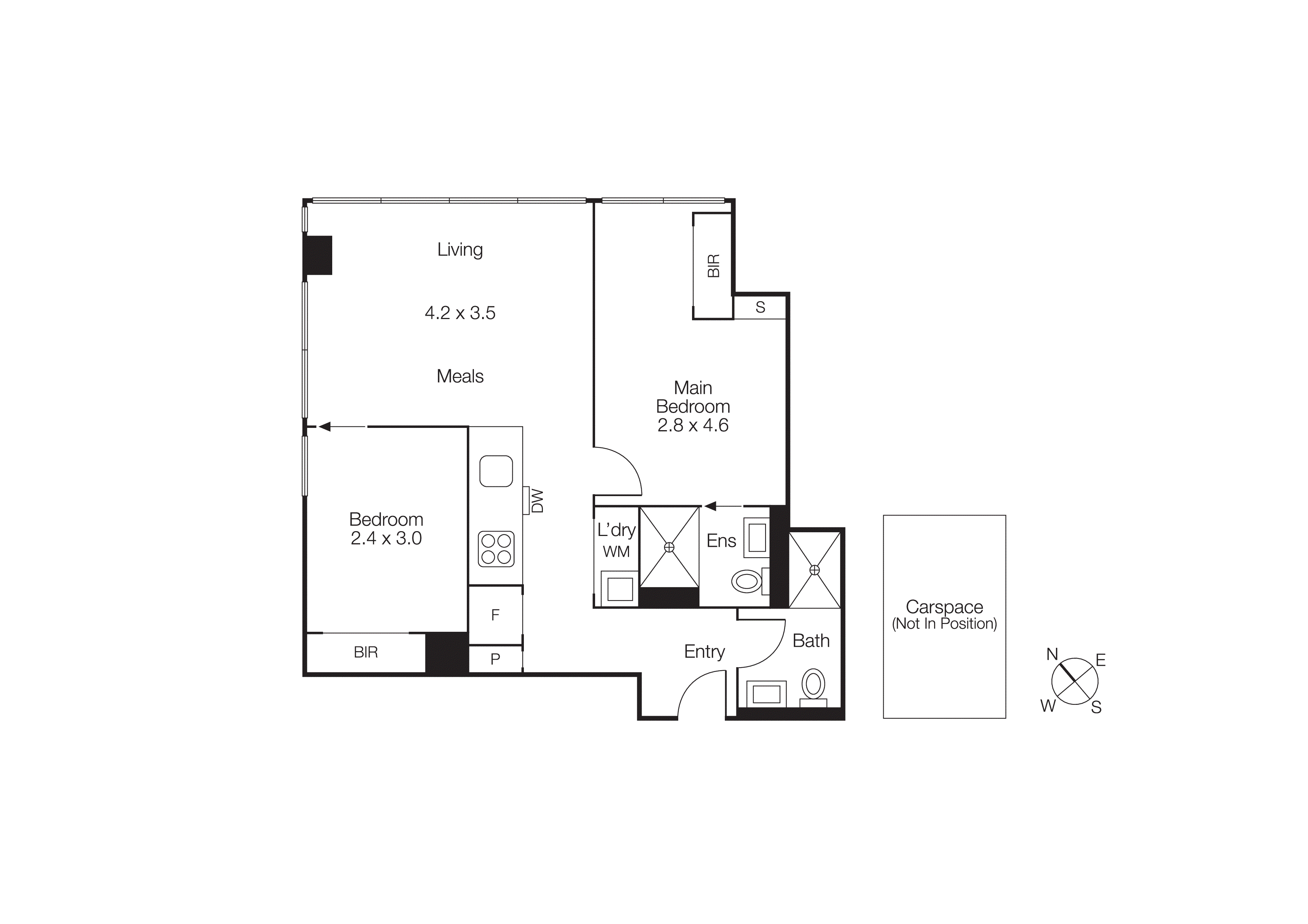 4704/70 Southbank Boulevard, Southbank VIC 3006 - Floorplan