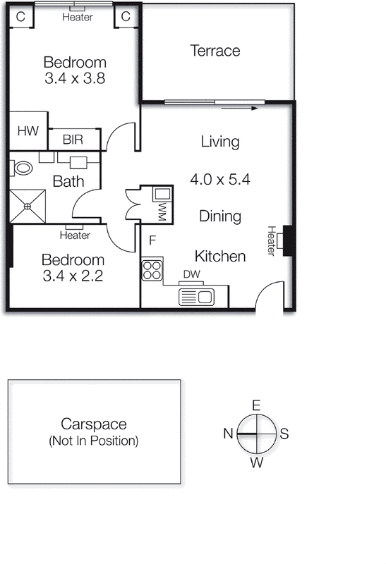 47/174 Esplanade East, Port Melbourne VIC 3207 - Floorplan