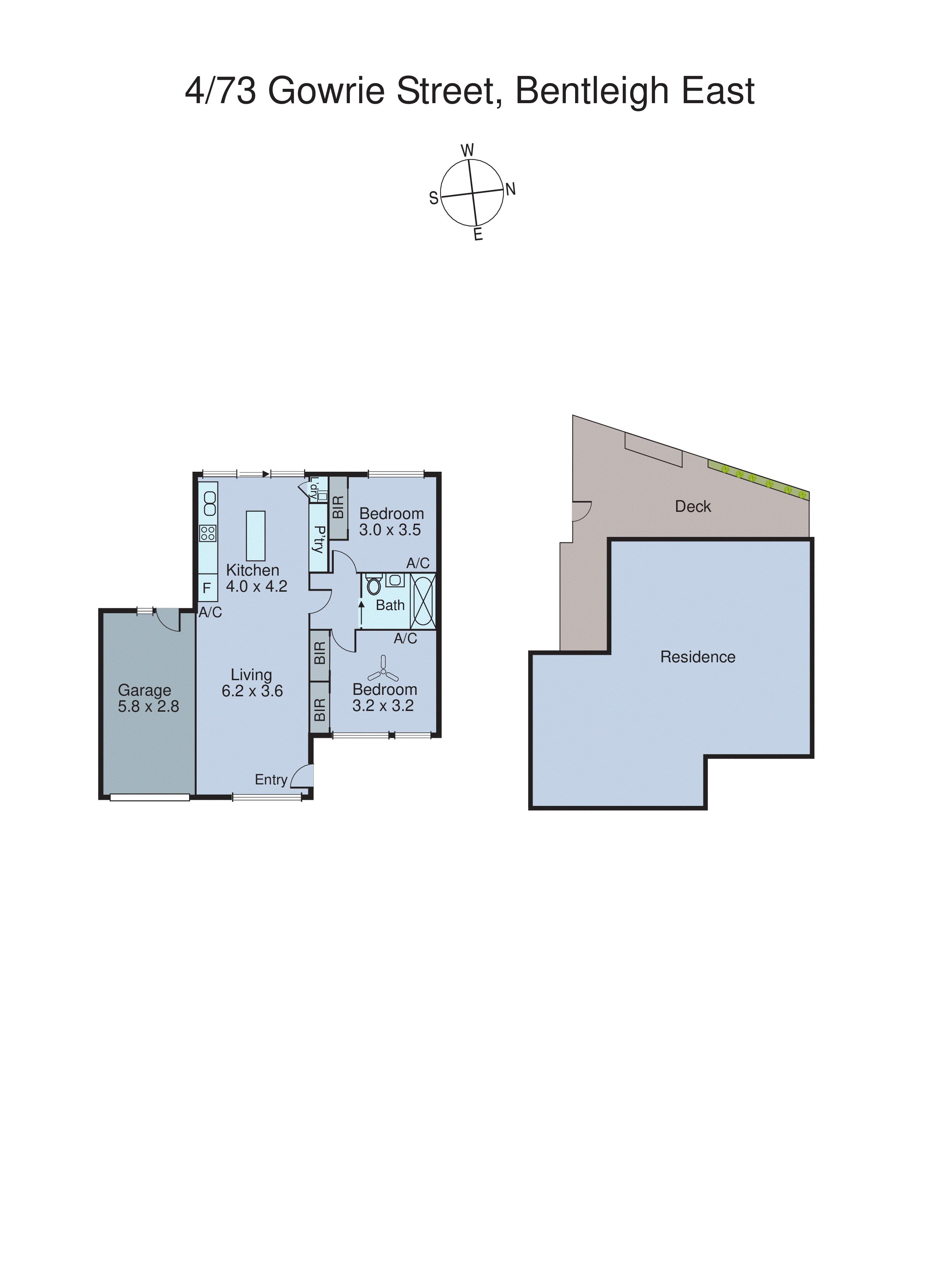 4/73 Gowrie Street, Bentleigh East VIC 3165 - Floorplan