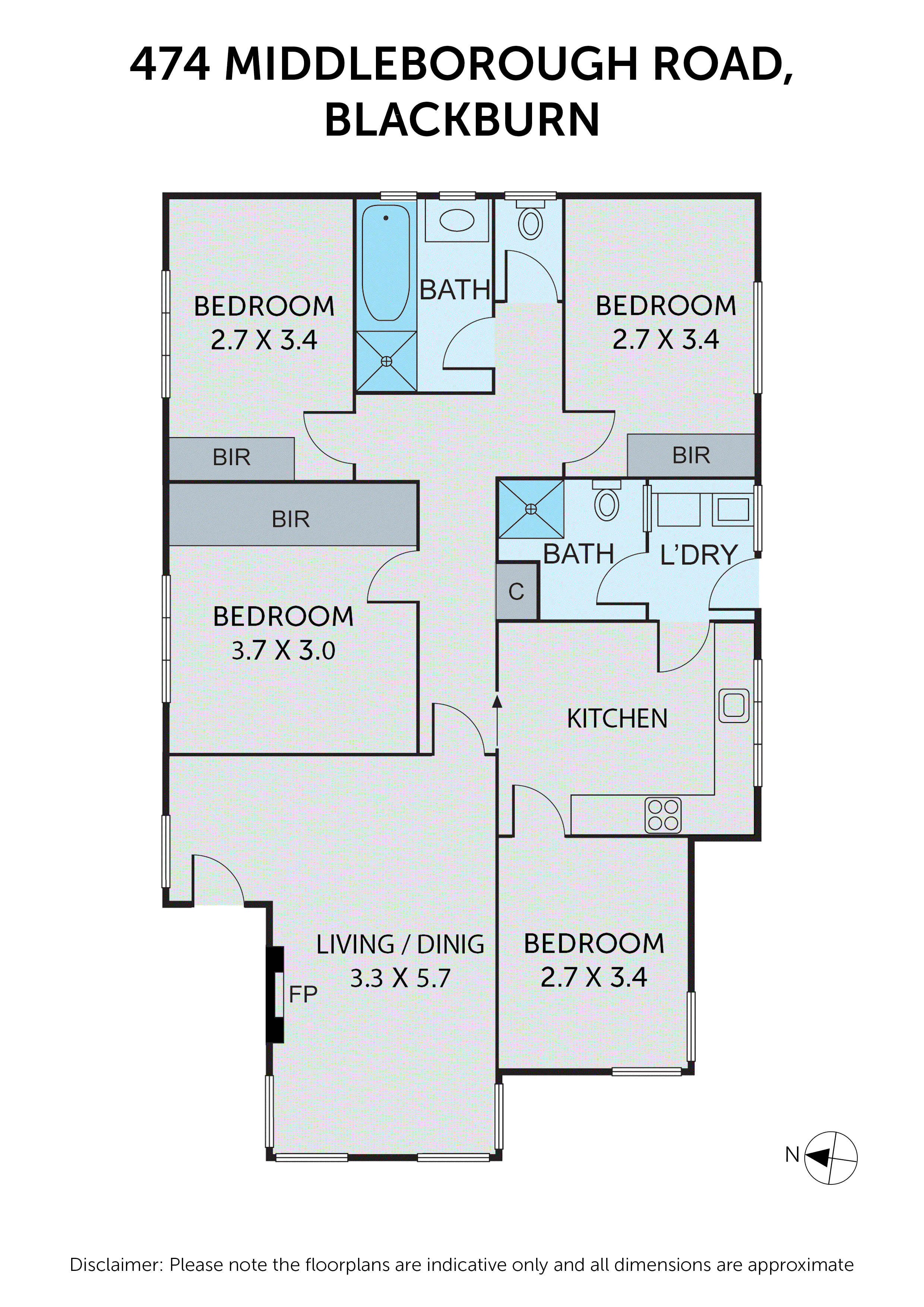 474 Middleborough Road, Blackburn VIC 3130 - Floorplan