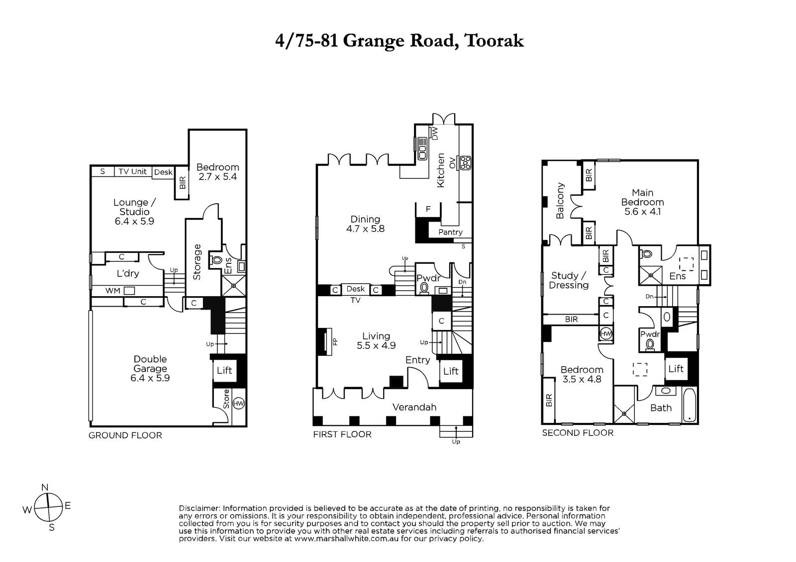 4/75-81 Grange Road, Toorak, VIC