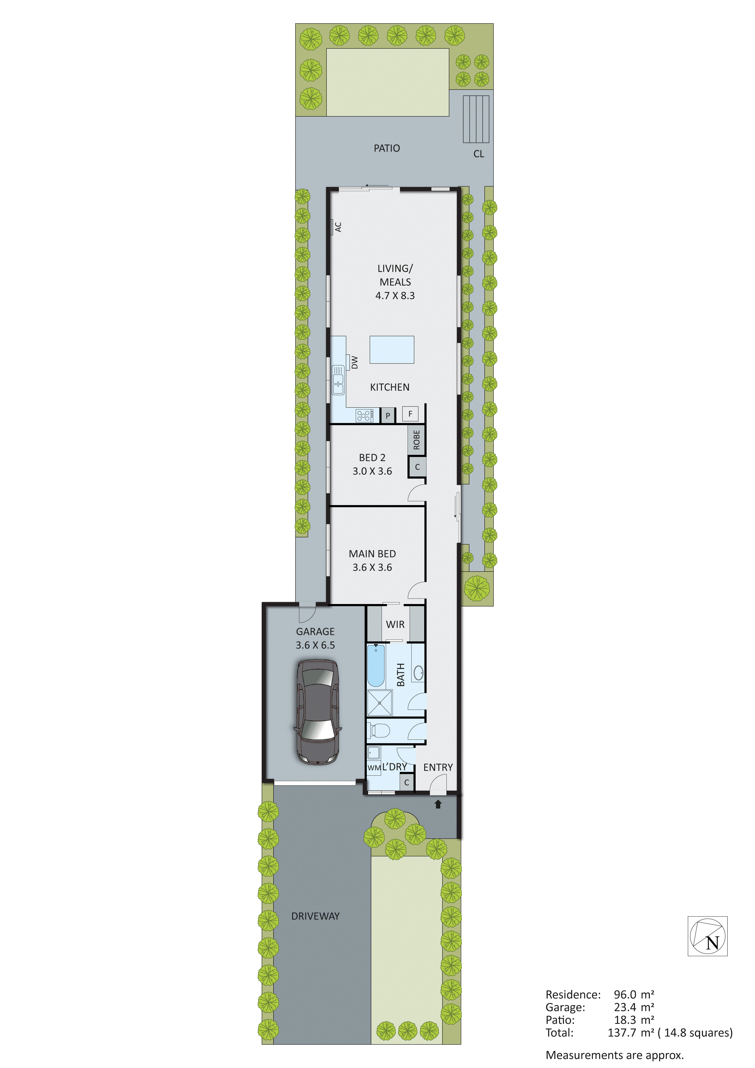 47B Centre Dandenong Road, Dingley Village VIC 3172 - Floorplan