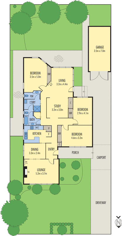 48 Bellevue Road, Bentleigh East VIC 3165 - Floorplan