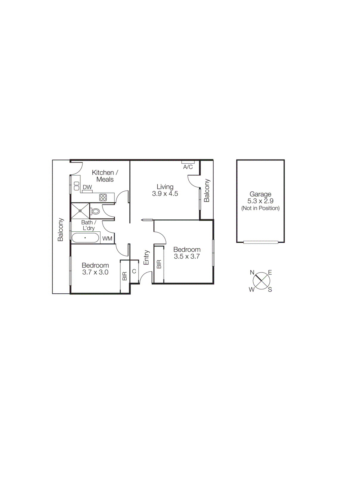 4/8 Charnwood Grove, St Kilda VIC 3182 - Floorplan
