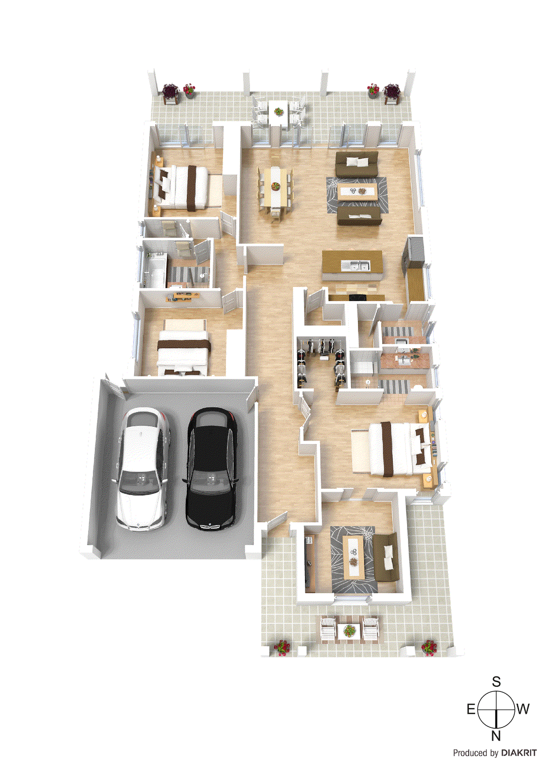 48 Fintona Crescent, Cranbourne West VIC 3977 - Floorplan