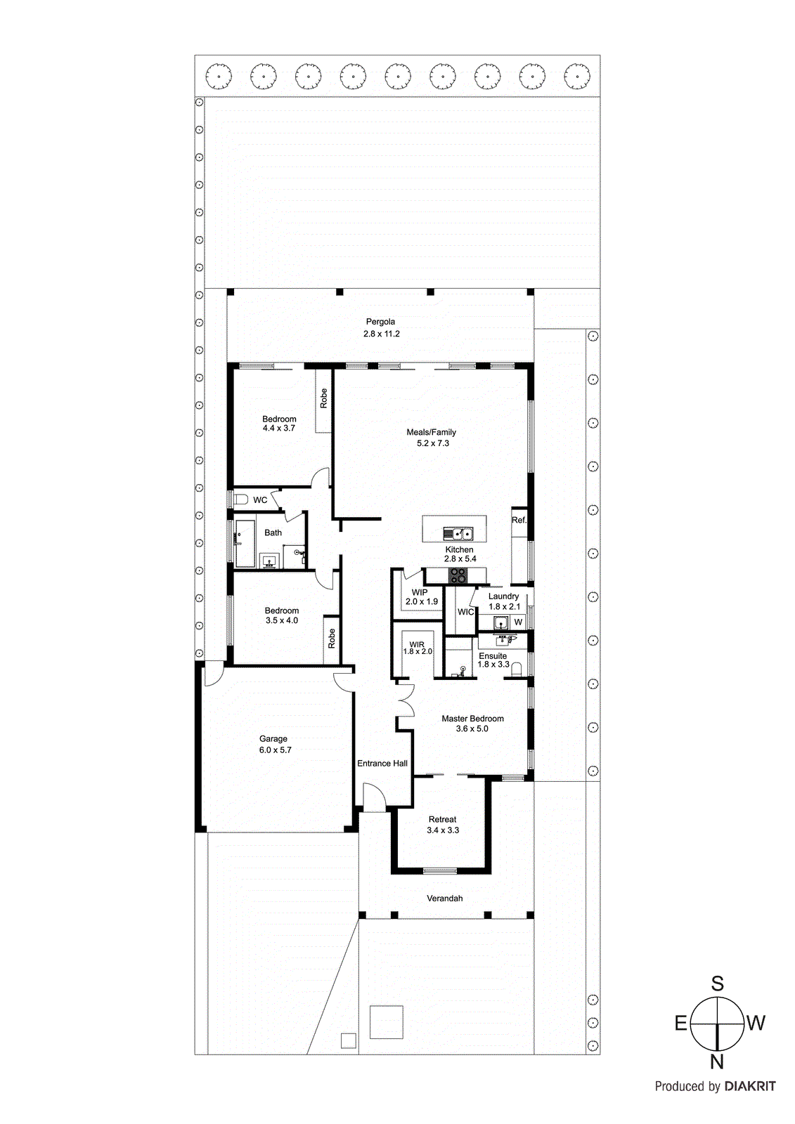 48 Fintona Crescent, Cranbourne West VIC 3977 - Floorplan