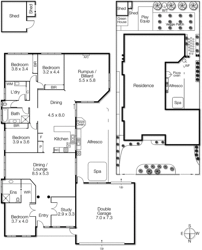 48 Highett Road, Hampton VIC 3188 - Floorplan