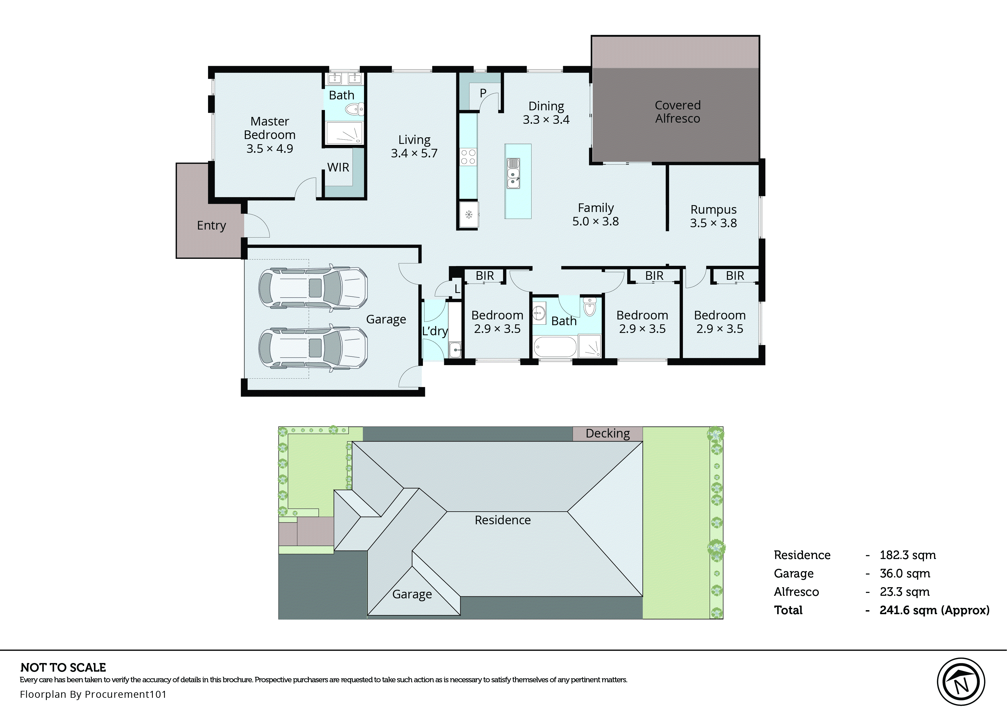 48 Red Brush Drive, Keysborough VIC 3173 - Floorplan
