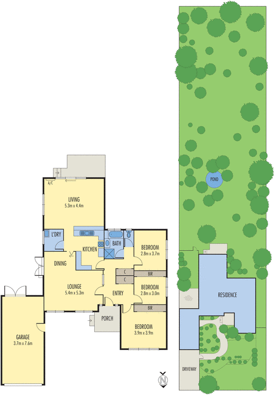 48 Whitehaven Crescent, Mulgrave VIC 3170 - Floorplan