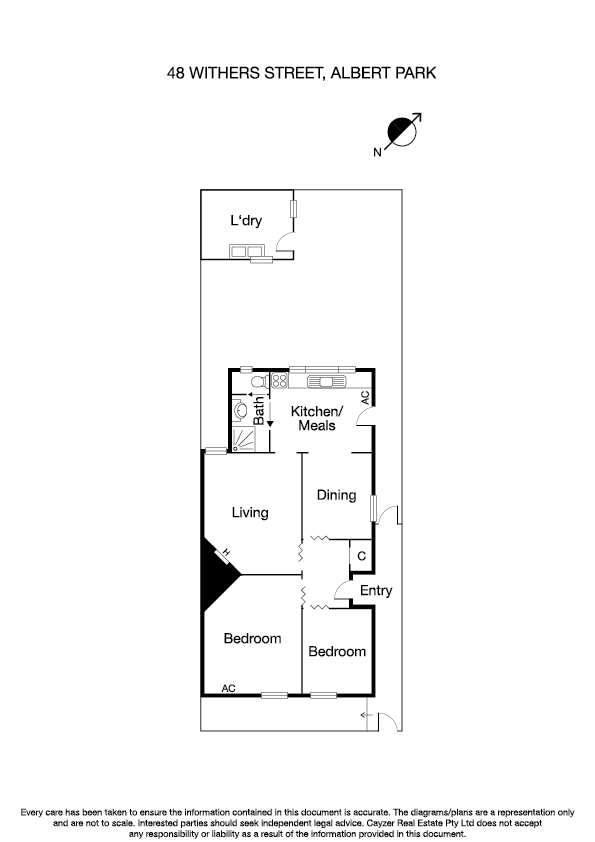 48 Withers Street, ALBERT PARK VIC 3206 - Floorplan