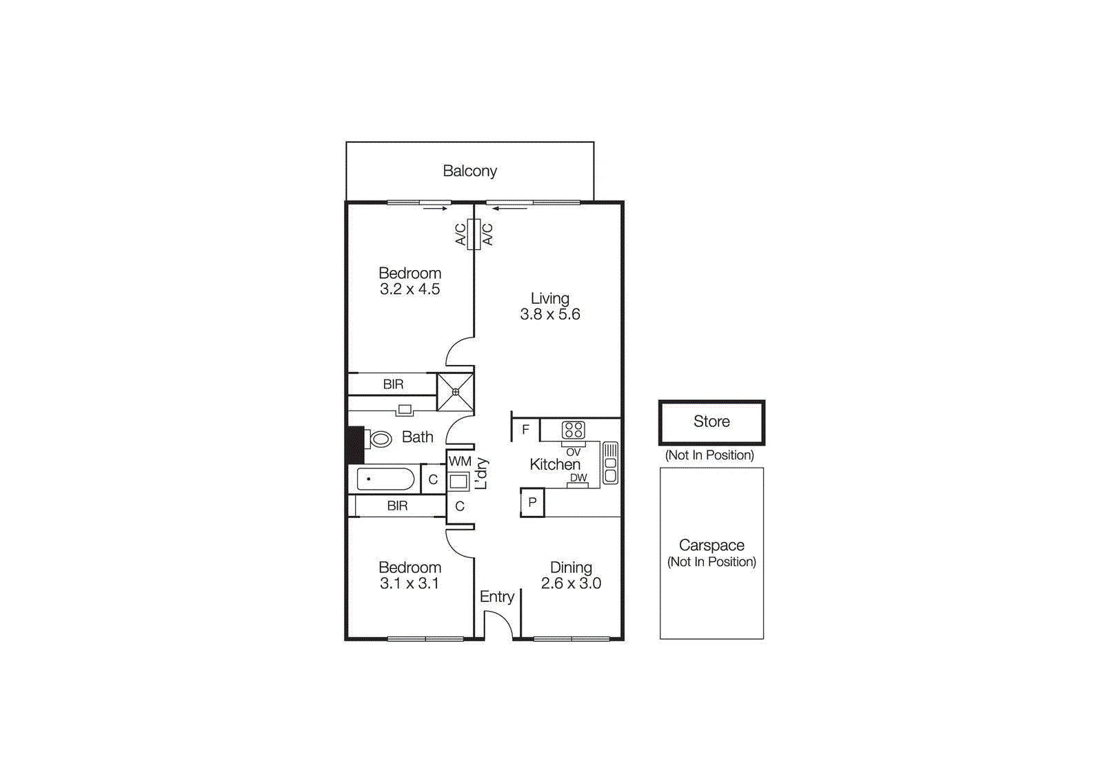 48/1A St Kilda Road, St Kilda VIC 3182 - Floorplan