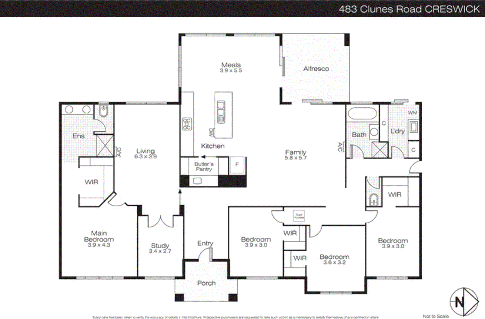 483 Clunes Road, Creswick VIC 3363 - Floorplan