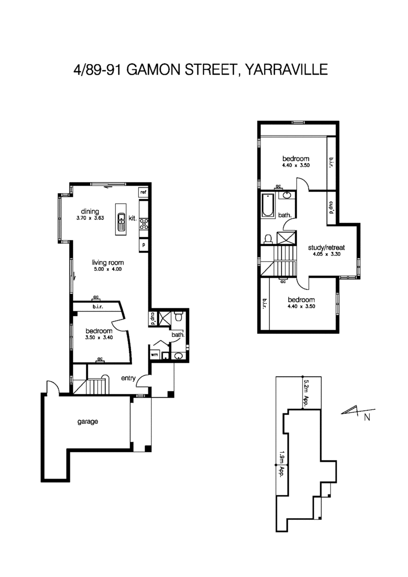 4/89-91 Gamon Street, SEDDON VIC 3011 - Floorplan