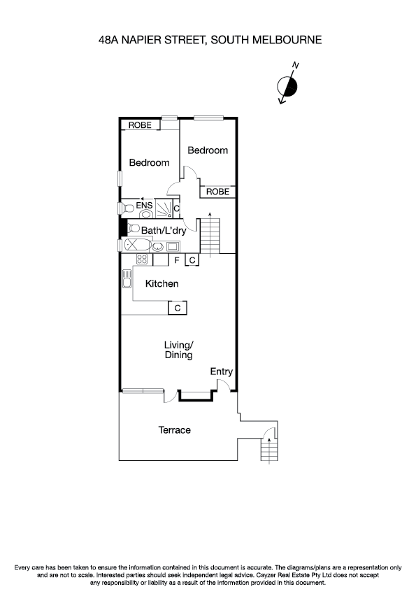 48A Napier Street, SOUTH MELBOURNE VIC 3205 - Floorplan