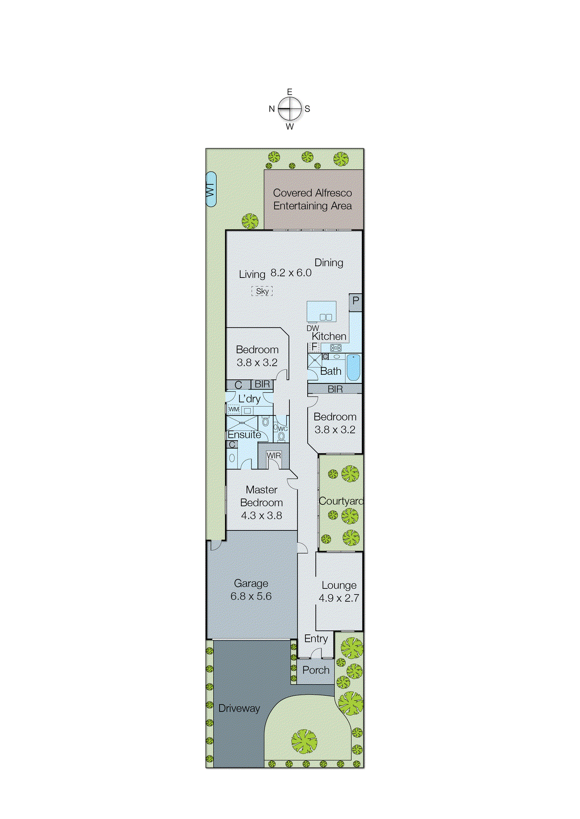 48B Riviera Street, Mentone VIC 3194 - Floorplan