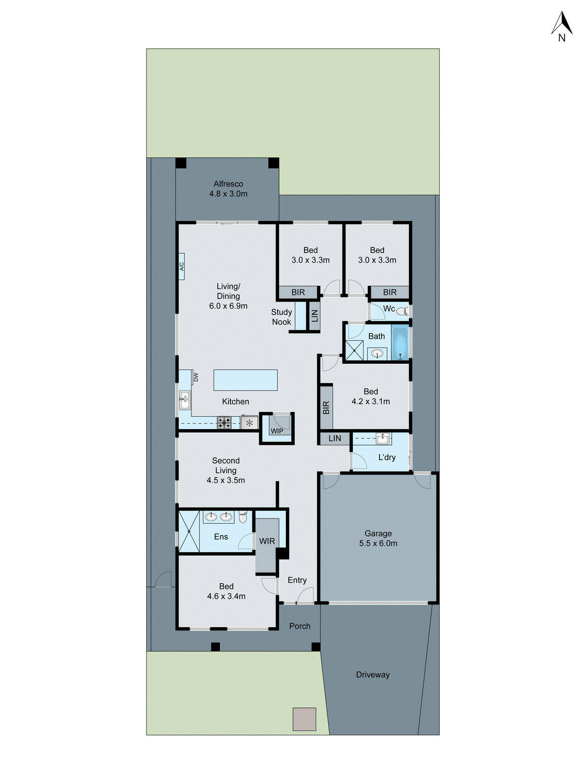49 Raleigh Circuit, Armstrong Creek VIC 3217 - Floorplan