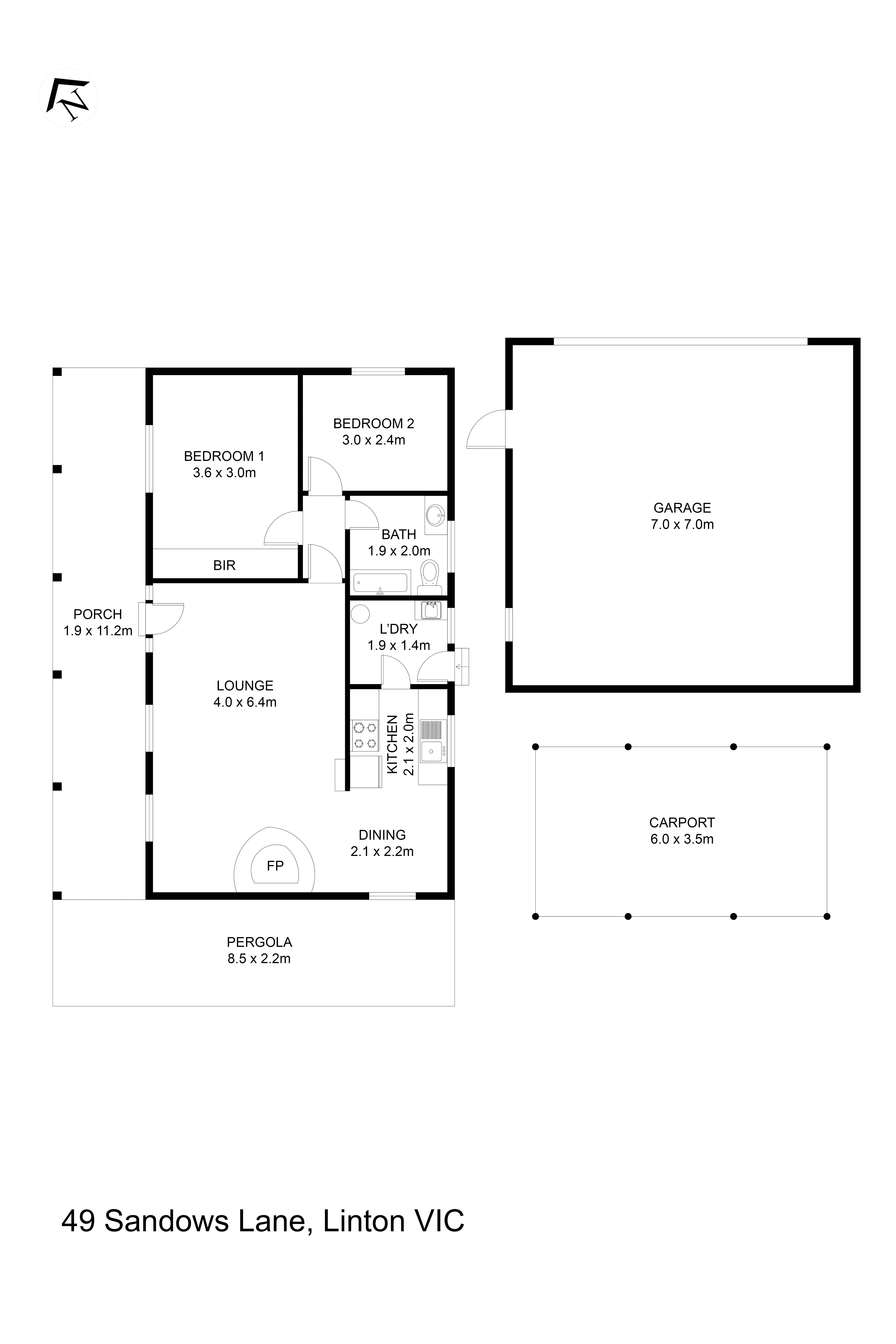 49 Sandows Lane, Linton VIC 3360 - Floorplan