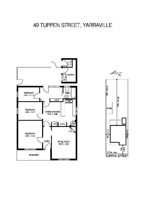 49 Tuppen Street, YARRAVILLE VIC 3013 - Floorplan