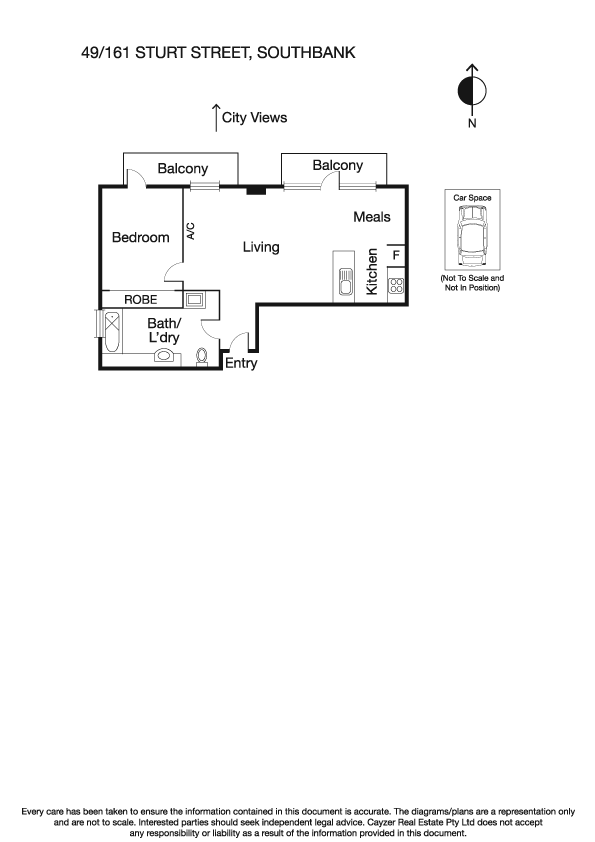 49/161 Sturt Street, SOUTHBANK VIC 3006 - Floorplan