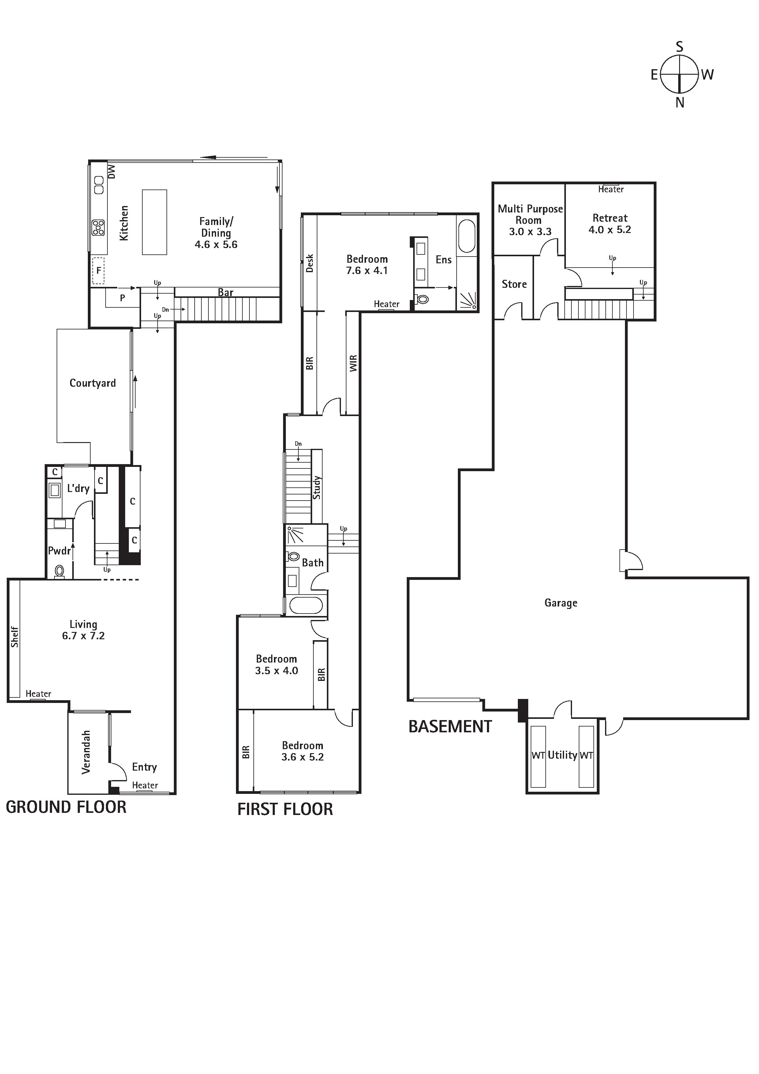 4a Fetherston  Street, ARMADALE VIC 3143 - Floorplan