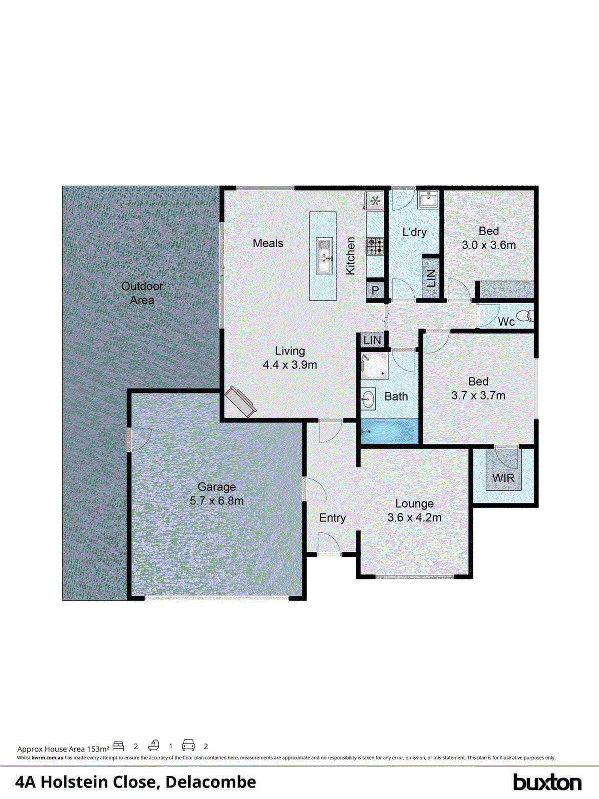 4A Holstein Close, Delacombe VIC 3356 - Floorplan