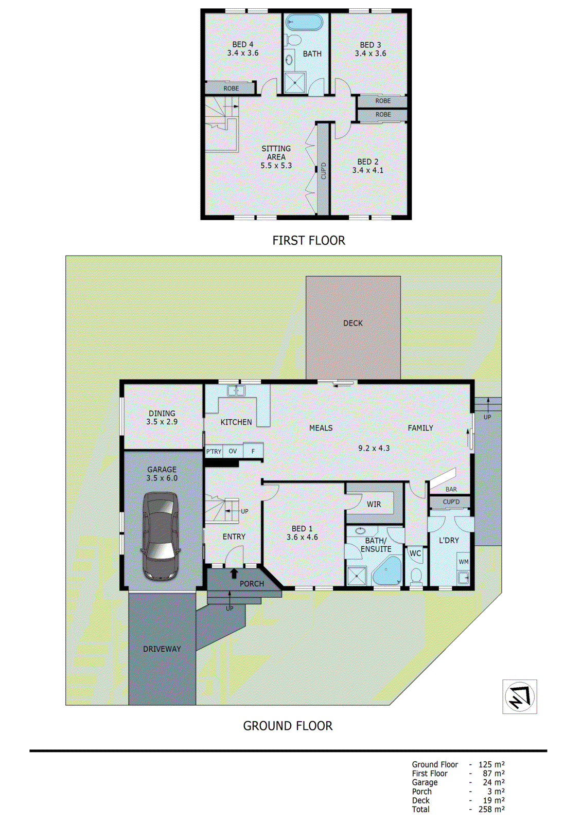 4a Reumah Place, Aspendale Gardens VIC 3195 - Floorplan