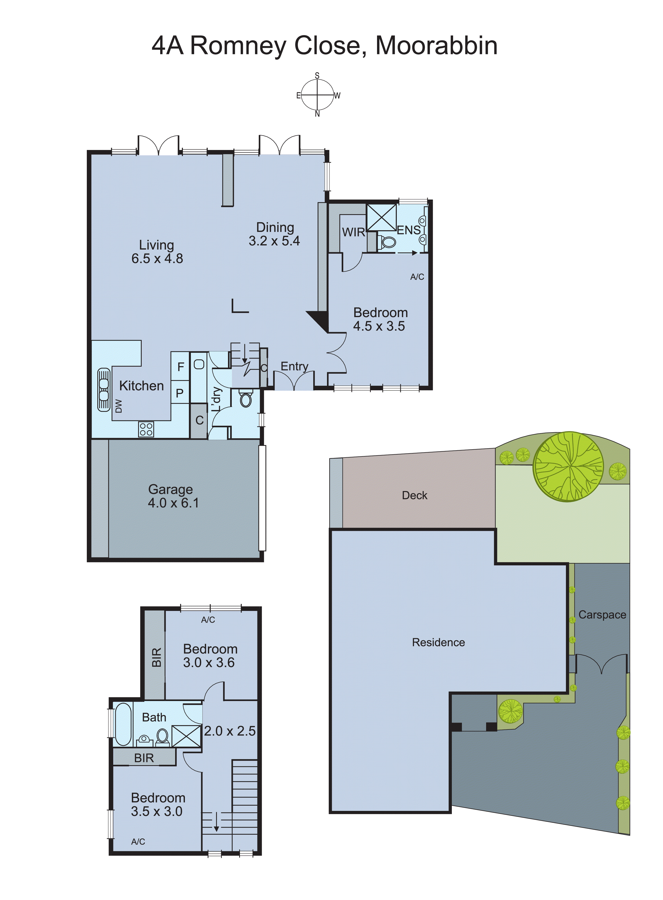 4A Romney Close, Moorabbin VIC 3189 - Floorplan