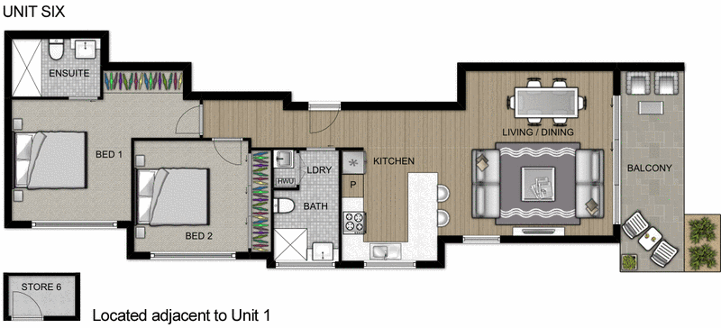 5-6/25 Barker Street, Cheltenham VIC 3192 - Floorplan