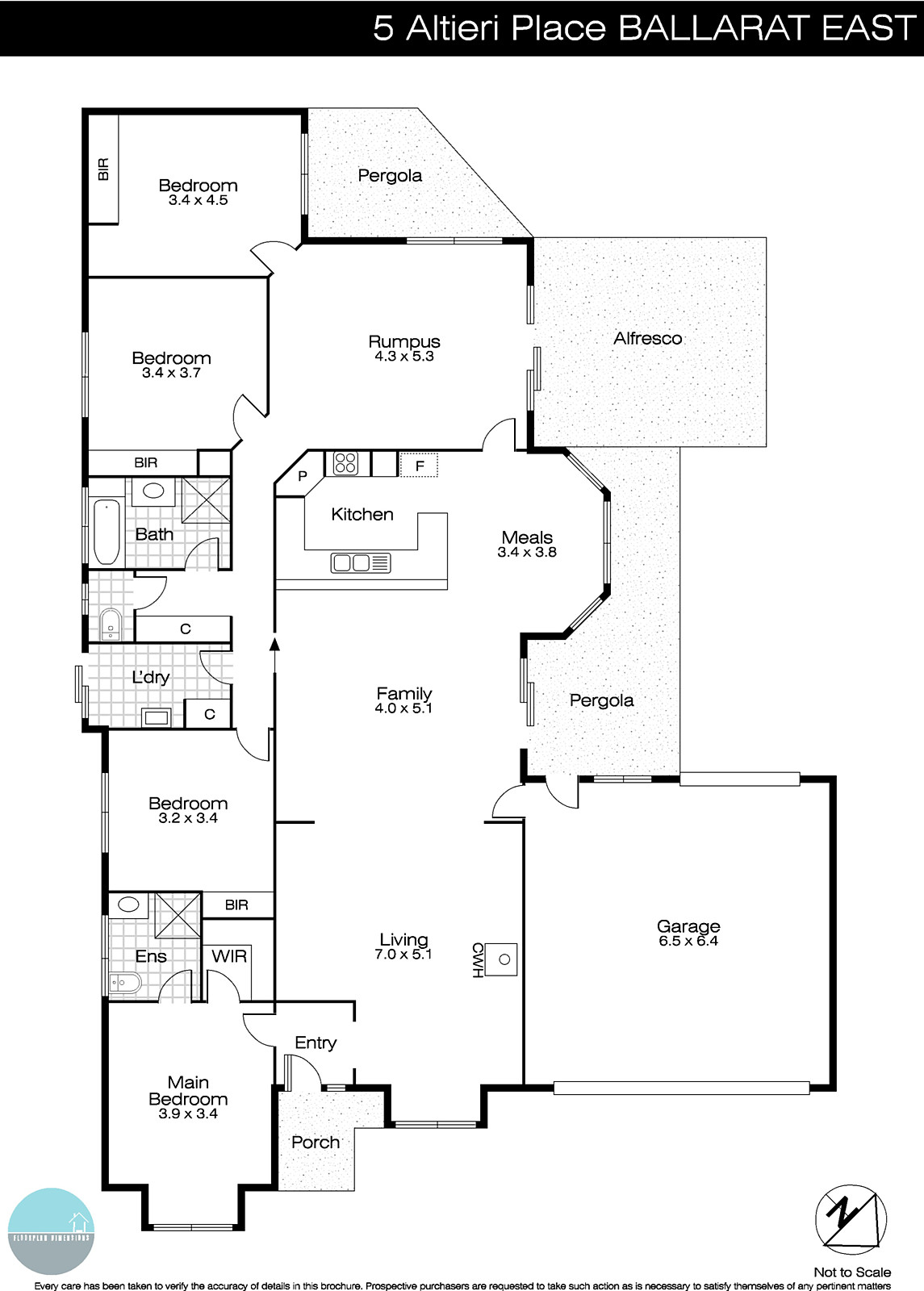 5 Altieri Place, Ballarat East VIC 3350 - Floorplan