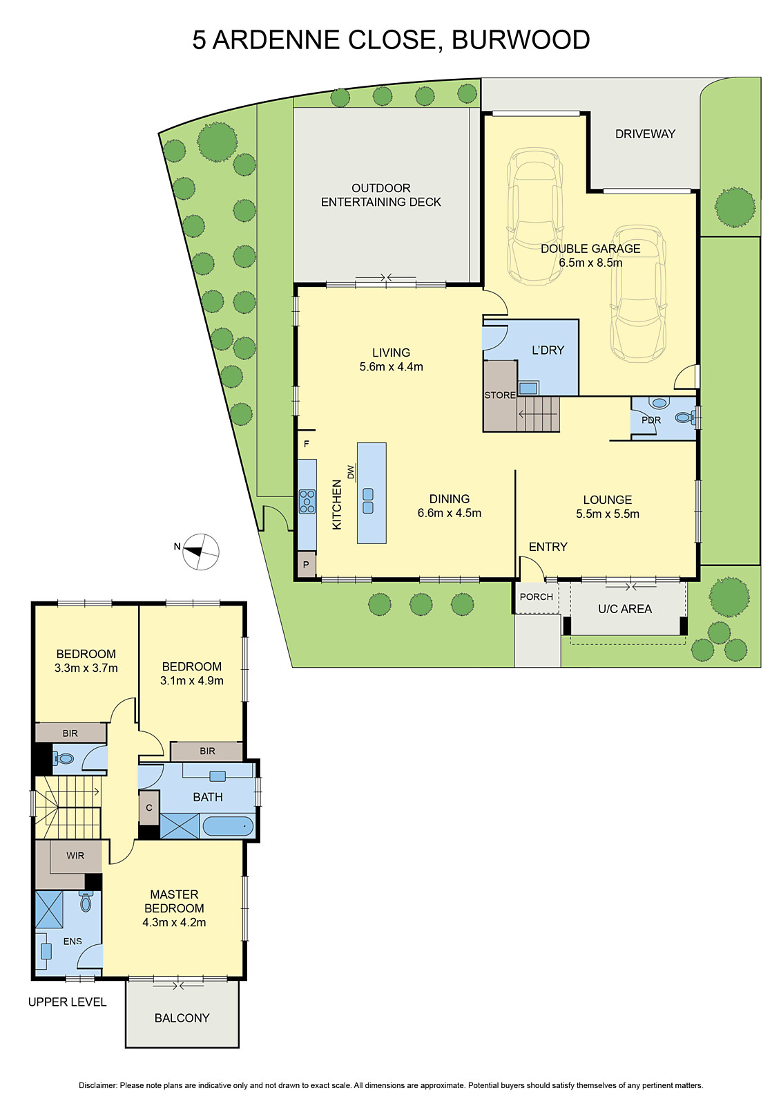 5 Ardenne Close, Burwood VIC 3125 - Floorplan