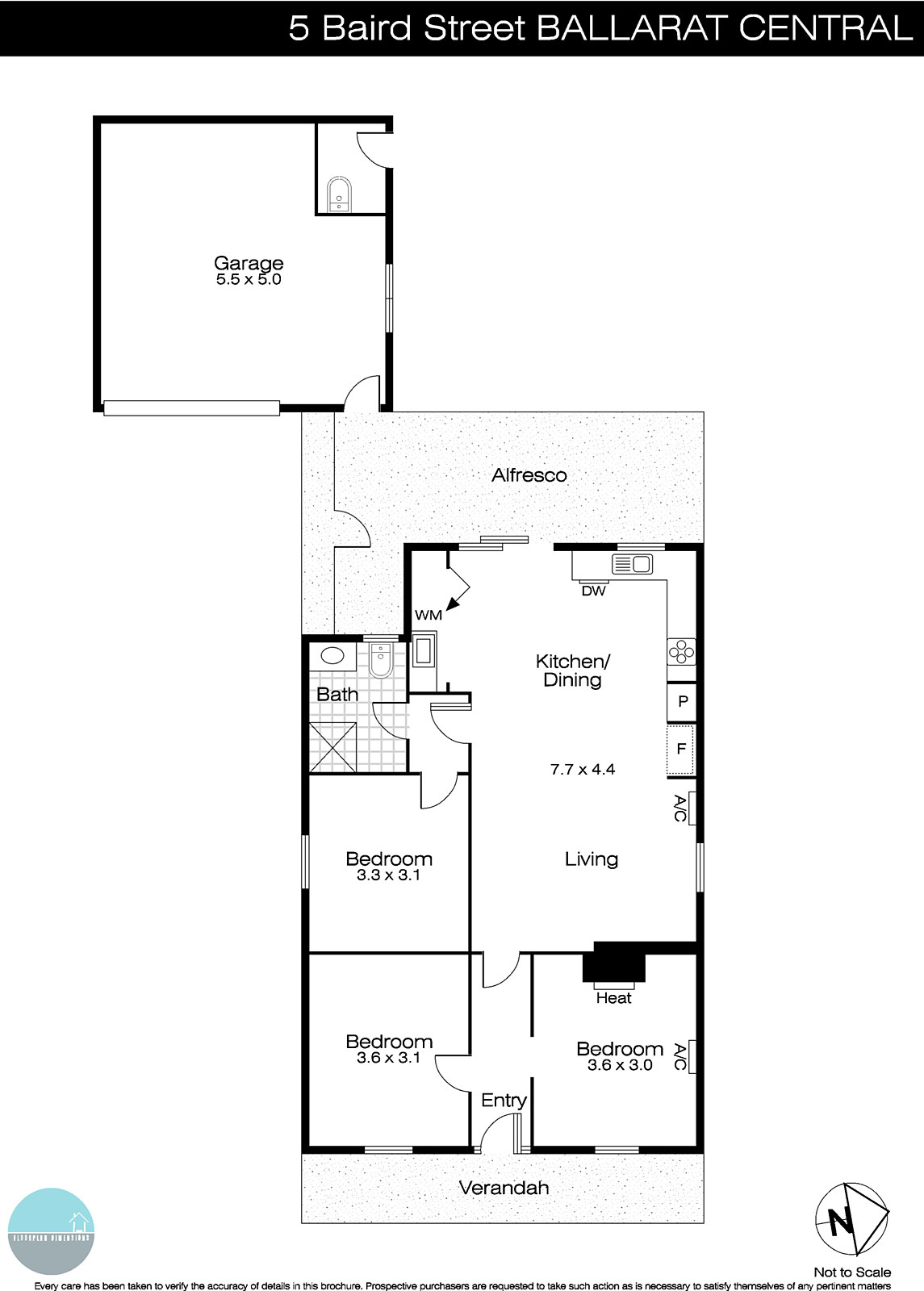 5 Baird Street, Ballarat Central VIC 3350 - Floorplan