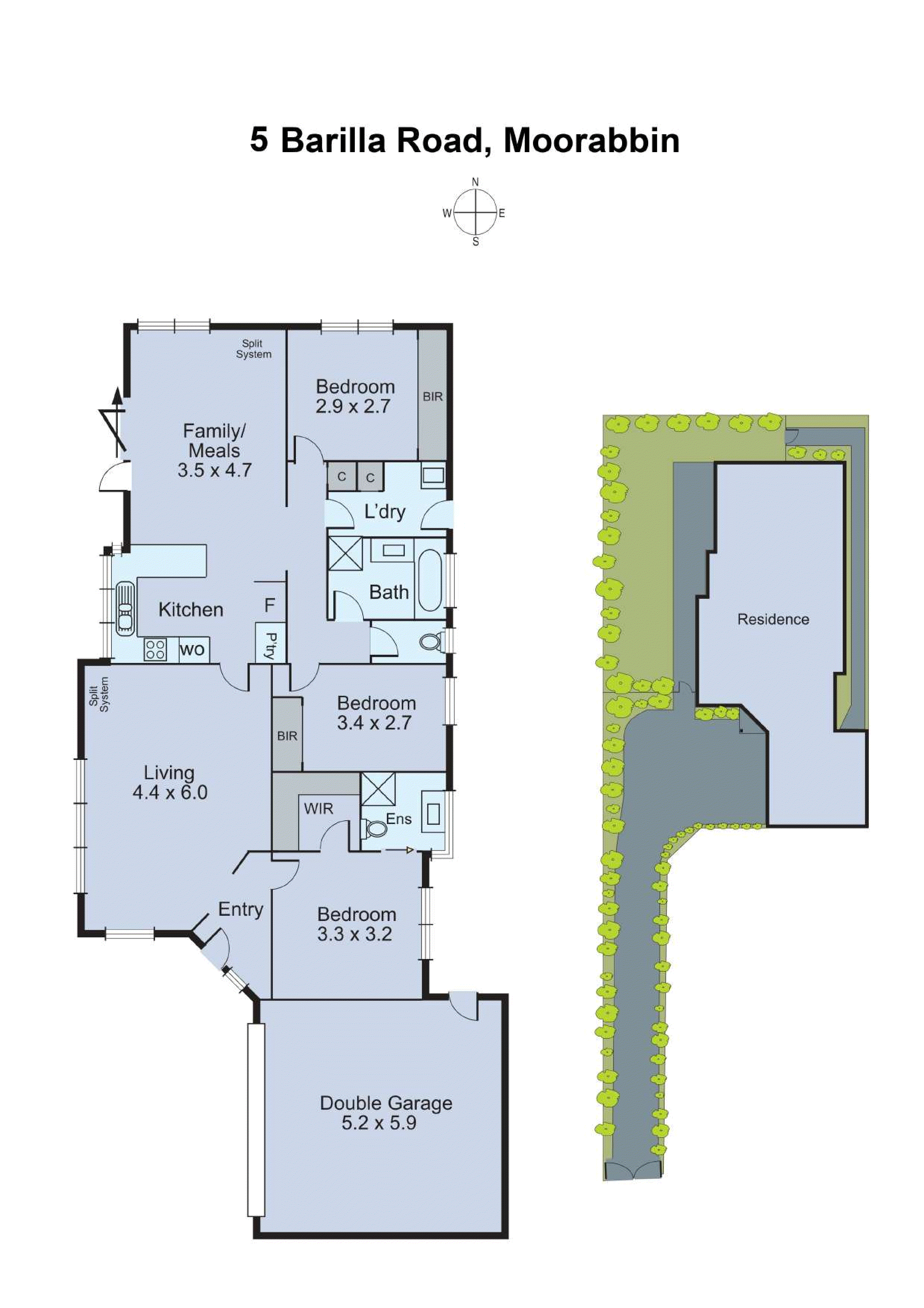 5 Barilla Road, Moorabbin VIC 3189 - Floorplan