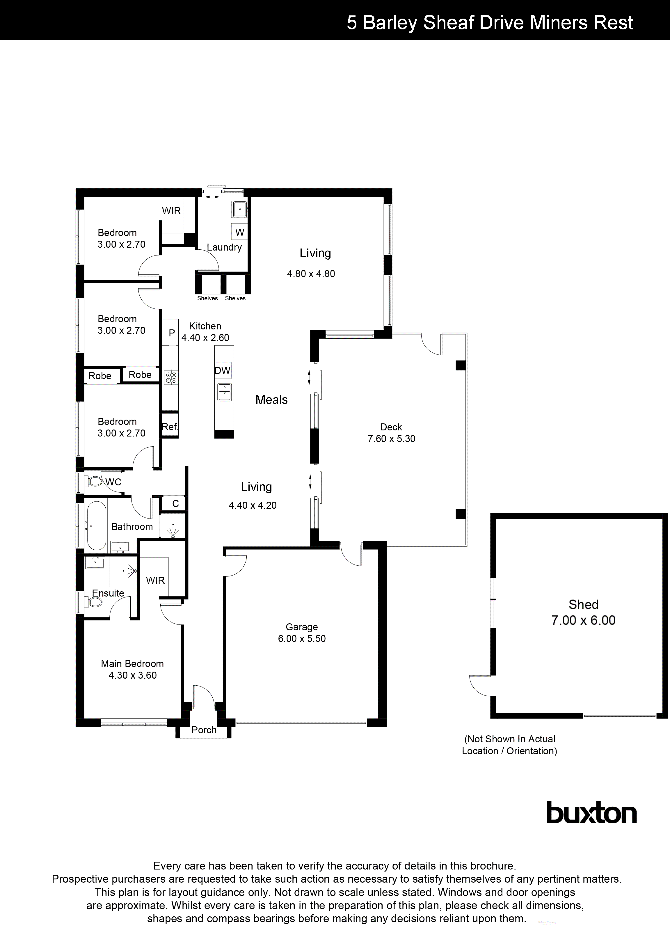 5 Barley Sheaf Drive, Miners Rest VIC 3352 - Floorplan