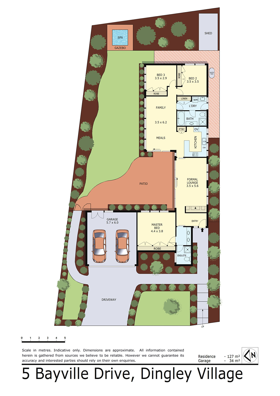 5 Bayville Drive, Dingley Village VIC 3172 - Floorplan