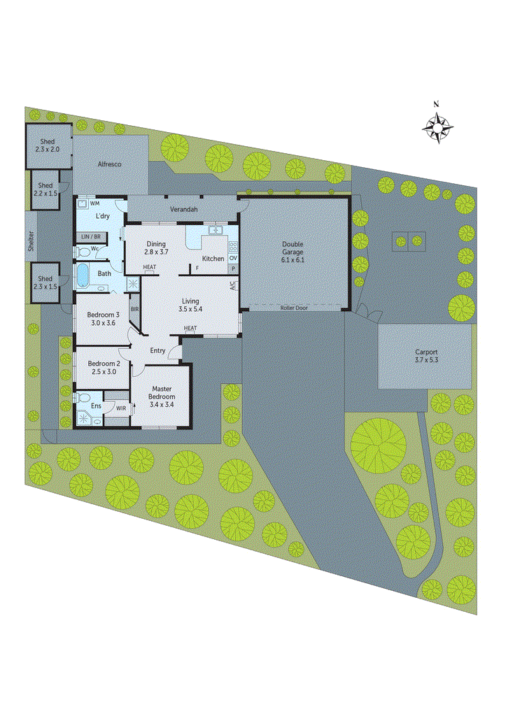 5 Bullimah Avenue, Clifton Springs VIC 3222 - Floorplan