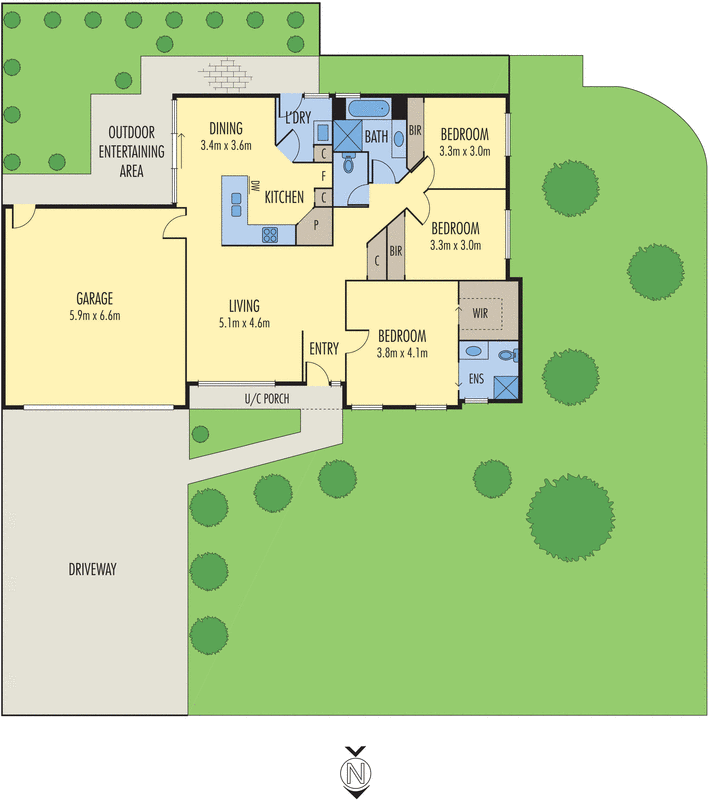 5 Cabernet Court, Waurn Ponds VIC 3216 - Floorplan
