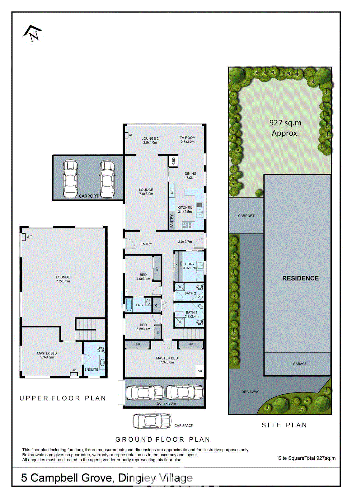 5 Campbell Grove, Dingley Village VIC 3172 - Floorplan